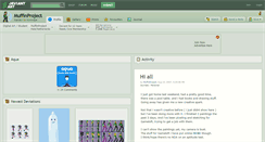 Desktop Screenshot of muffinproject.deviantart.com