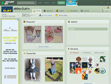 Tablet Screenshot of airdry-clay.deviantart.com