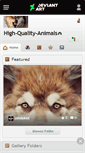 Mobile Screenshot of high-quality-animals.deviantart.com