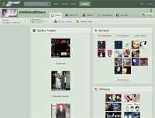 Tablet Screenshot of childrenoftime.deviantart.com