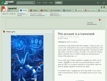 Tablet Screenshot of janariel.deviantart.com