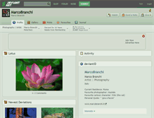Tablet Screenshot of marcobranchi.deviantart.com