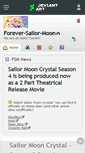 Mobile Screenshot of forever-sailor-moon.deviantart.com