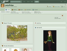 Tablet Screenshot of ladyoffellan.deviantart.com