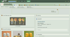 Desktop Screenshot of martyisnothere.deviantart.com
