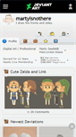 Mobile Screenshot of martyisnothere.deviantart.com