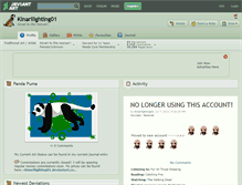 Tablet Screenshot of kinarilighting01.deviantart.com