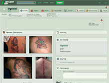 Tablet Screenshot of bigalalal.deviantart.com