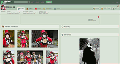 Desktop Screenshot of clover-cz.deviantart.com