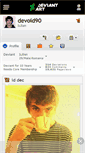 Mobile Screenshot of devoid90.deviantart.com