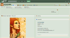Desktop Screenshot of enchantedgal.deviantart.com