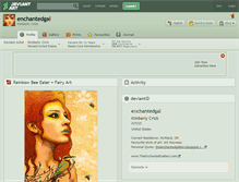 Tablet Screenshot of enchantedgal.deviantart.com