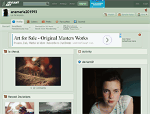 Tablet Screenshot of anamaria201993.deviantart.com