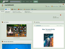 Tablet Screenshot of masterkano.deviantart.com