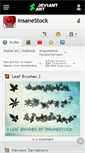 Mobile Screenshot of insanestock.deviantart.com