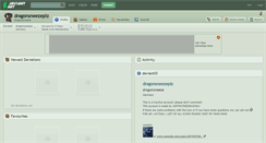 Desktop Screenshot of dragonsneezeplz.deviantart.com