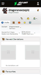 Mobile Screenshot of dragonsneezeplz.deviantart.com