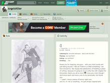 Tablet Screenshot of angelxkiller.deviantart.com