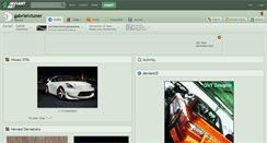 Desktop Screenshot of gabrielvtuner.deviantart.com