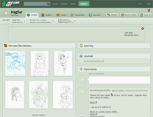 Tablet Screenshot of nagflar.deviantart.com