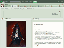Tablet Screenshot of d-liliane.deviantart.com