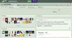 Desktop Screenshot of lyrathewolf.deviantart.com