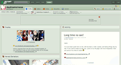 Desktop Screenshot of daydreamernessa.deviantart.com