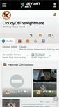 Mobile Screenshot of cloudyofthenightmare.deviantart.com