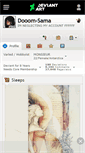 Mobile Screenshot of dooom-sama.deviantart.com