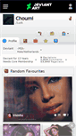 Mobile Screenshot of choumi.deviantart.com