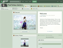 Tablet Screenshot of final-fantasy-gamers.deviantart.com