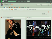 Tablet Screenshot of matsuki6918.deviantart.com