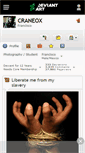 Mobile Screenshot of craneox.deviantart.com