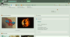 Desktop Screenshot of kaazoo.deviantart.com