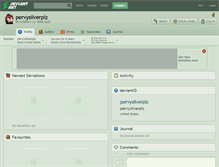 Tablet Screenshot of pervysilverplz.deviantart.com