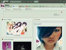 Tablet Screenshot of niinax.deviantart.com
