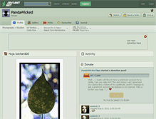 Tablet Screenshot of pandawicked.deviantart.com