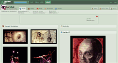 Desktop Screenshot of larvatuz.deviantart.com