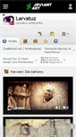 Mobile Screenshot of larvatuz.deviantart.com
