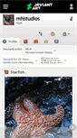 Mobile Screenshot of mhstudios.deviantart.com