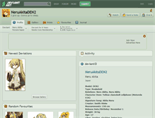 Tablet Screenshot of neruakitaden2.deviantart.com