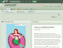 Tablet Screenshot of ookami-kuchioshii.deviantart.com