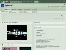 Tablet Screenshot of jordanimal.deviantart.com