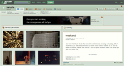 Desktop Screenshot of barushe.deviantart.com