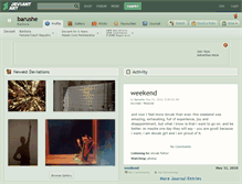 Tablet Screenshot of barushe.deviantart.com