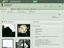 Tablet Screenshot of deepnorth.deviantart.com