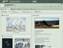 Tablet Screenshot of dundalkchild.deviantart.com