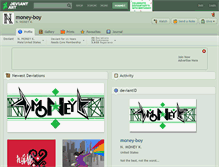 Tablet Screenshot of money-boy.deviantart.com