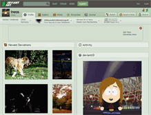 Tablet Screenshot of ineos.deviantart.com