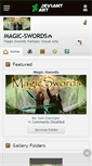 Mobile Screenshot of magic-swords.deviantart.com